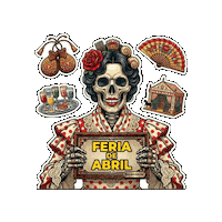 Feria De Abril Halloween Sticker