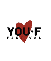 Youf-festival heart festival forum coeur Sticker