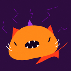angry cat GIF by Cindy Suen