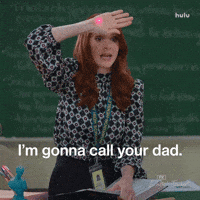 Warning Phone Call GIF by English Teacher FX