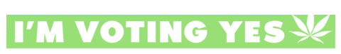 Referendum Cannabisreferendum Sticker by HealthNotHandcuffs