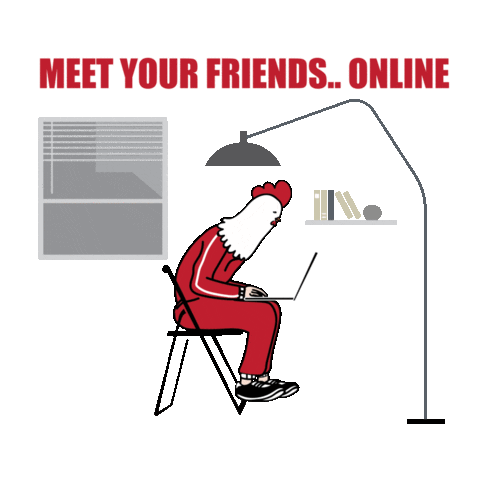 Online Sticker by Jinjja Chicken