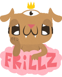 frillz love pink cloud chicago Sticker