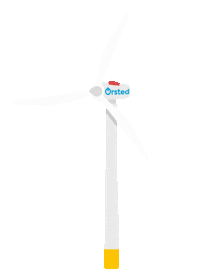 wind turbine Sticker by Ørsted