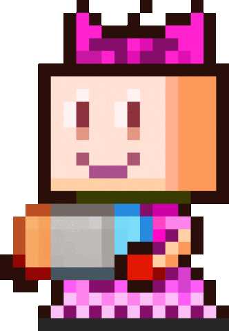 Pixel 8Bit Sticker