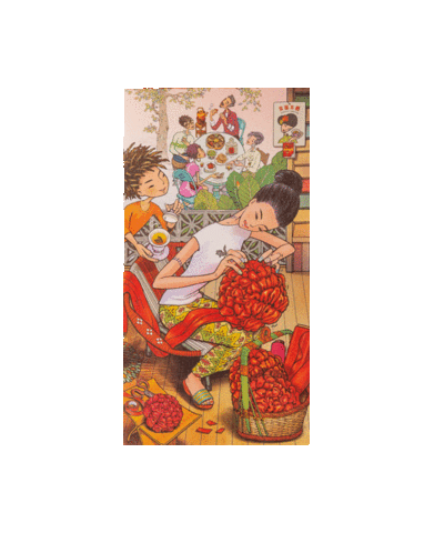 PurpleCane giphyupload new year chinese chinese new year Sticker