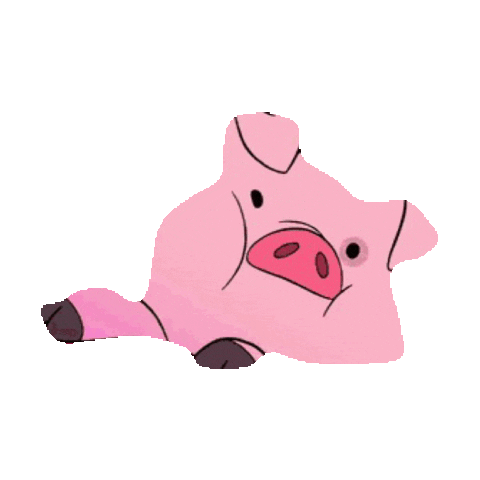 pig ok STICKER by imoji