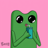 Frog Drinking GIF by fwogs