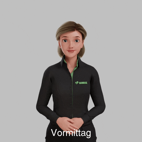 Avatar Gebärdensprache GIF by Sign Time - SiMAX