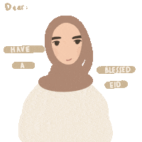 Hari Raya Flower Sticker