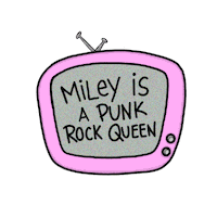 miley cyrus pink Sticker by On Planet Weird