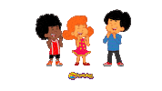 Happy Cartoon Sticker by 3 Palavrinhas