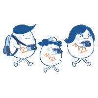 Travel Family Sticker by M21.hk
