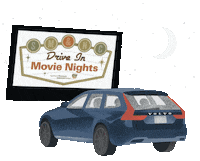 rileyvolvo movies car family night Sticker