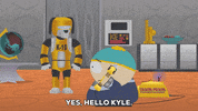 eric cartman robot GIF by South Park 