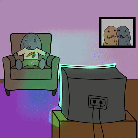Bea Watching TV