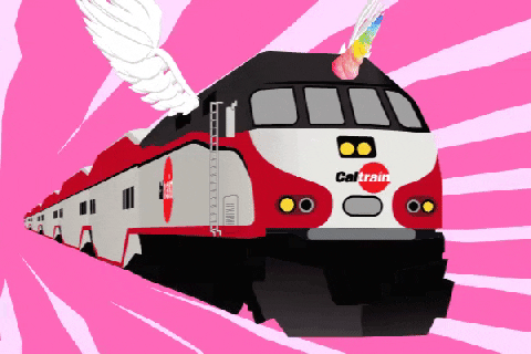 Valentines Day Hearts GIF by Caltrain