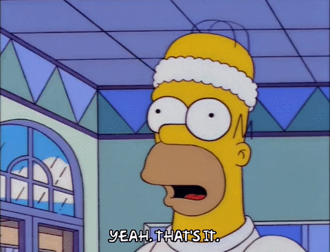 homer simpson surprise GIF