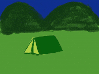Camping Day By Day GIF by Barbara Pozzi