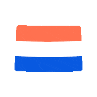 The Netherlands Flag Sticker by Voicebooking