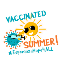 Vaccine Summer Vibes Sticker by UnidosUS