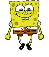Happy Bob Esponja Sticker