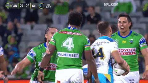 Nrl Green Machine GIF by Canberra Raiders