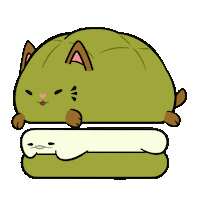 Cat Love Sticker by Mighty Jaxx