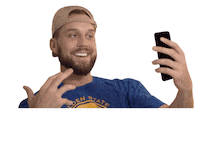 Swipe Up Golden State Warriors Sticker by Trey Kennedy