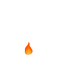 Pixel Burn Sticker