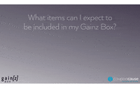 thecouponcause coupon cause faqs gainz box GIF