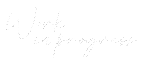 Work In Progress Text Sticker