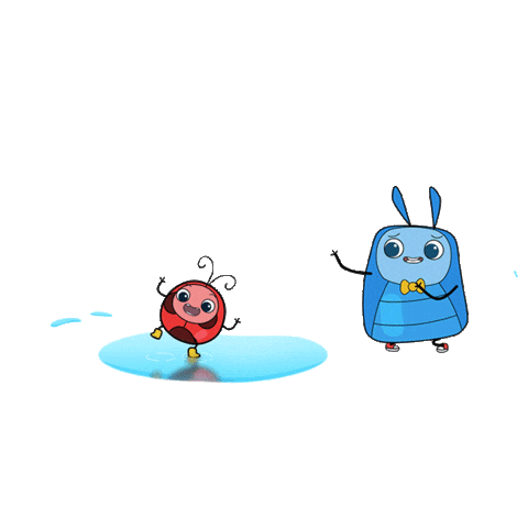 Winter Play Sticker by BabyTV