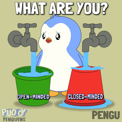Decide Open Mind GIF by Pudgy Penguins