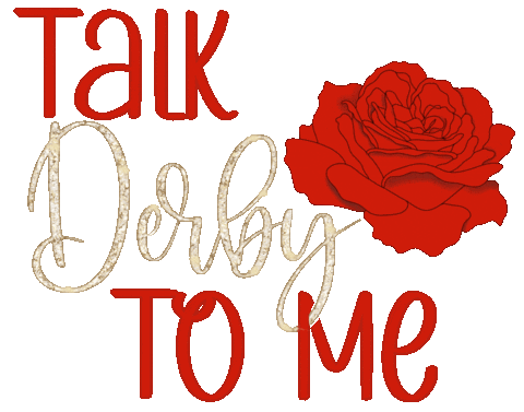 Kentucky Derby Rose Sticker