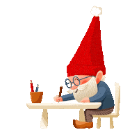 wichtelfreund brief wichtel tomte wichtelfreund Sticker