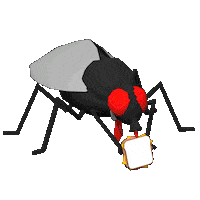 Illustration Eat Sticker by Janet Mac