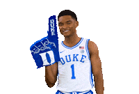 College Basketball Kiss Sticker by Duke Men's Basketball