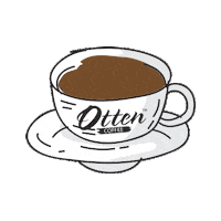 espresso latte Sticker by Otten Coffee