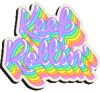 Sport Keep Rolling Sticker by BOMBONATOR_WOLPH