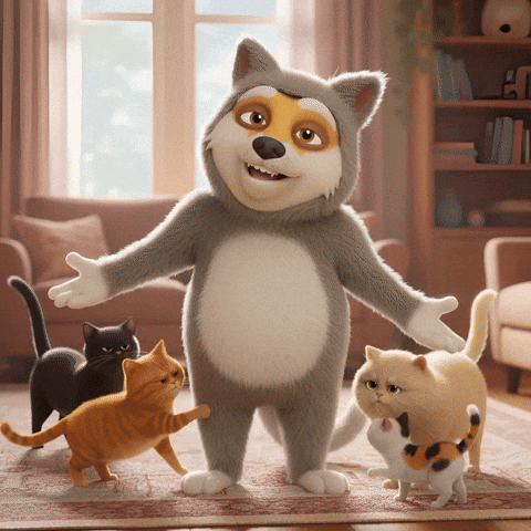 Happy Living Room GIF by Doge Pound