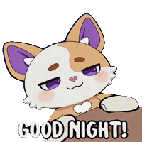 Sleepy Good Night Sticker by Debellum