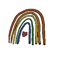 Rainbow Boho Sticker