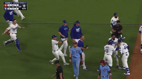Los Angeles Dodgers Win GIF by MLB