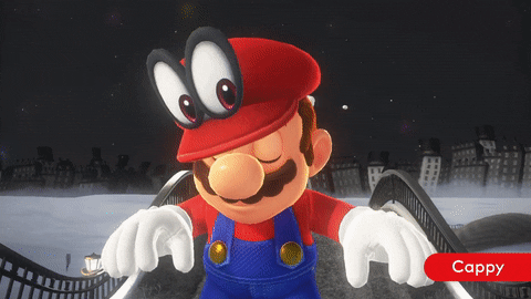 super mario odyssey GIF by gaming
