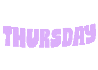 Week Thursday Sticker by Have A Nice Day