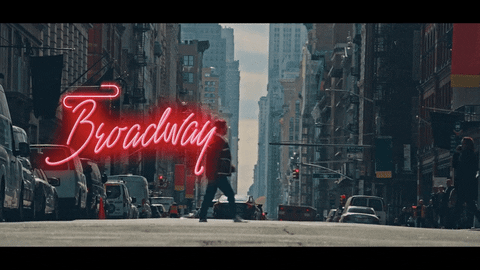 hokusfilm giphyupload broadway dreams newyork GIF