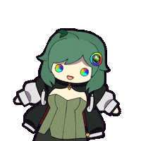 Jump Chibi Sticker