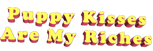 dog kiss Sticker by Puppies Make Me Happy