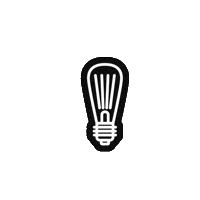 Light Bulb Fra Sticker by Frances Roy